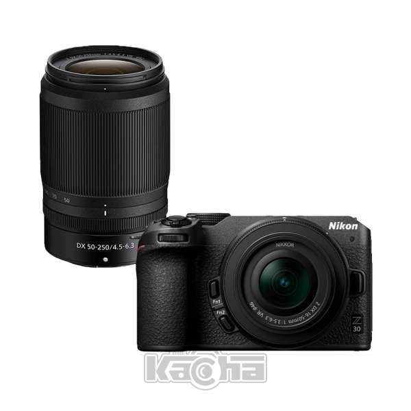 Nikon Z30 Mirrorless Digital Camera with 16-50mm + 50-250mm Lenses