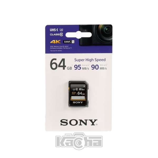 Sony 64GB SF-UZ Series UHS-I SDXC Memory Card (SF-64UZ)