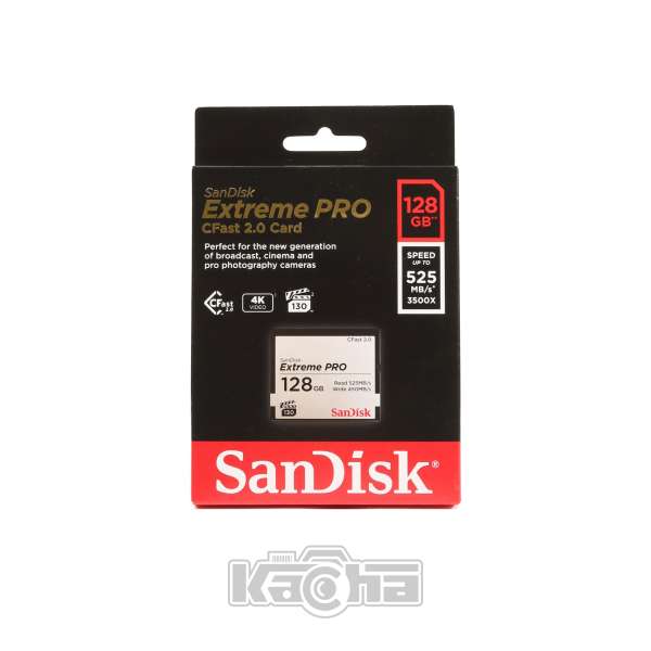 SanDisk 128GB Extreme PRO CFast 2.0 Memory Card (SDCFSP-128G)