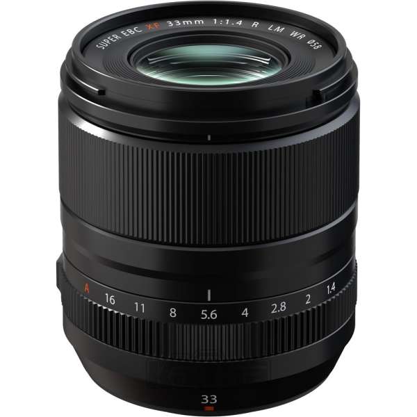 Fujifilm XF 33mm f/1.4 R LM WR Lens (Black)